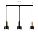 GobekUsa Gold E27 LED Pendant Light Nordic Chandelier for Indoor Living Room & Bedroom