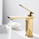 GobekUsa Brass Basin Faucet: Single Handle Mixer Taps, Deck Mounted Bathroom Sink Faucets
