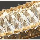 GobekUsa LED Gold Crystal Glass Ceiling Chandelier for Living Room Bedroom Kitchen