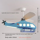 GobekUsa Helicopter Light Ceiling Lamp for Boy's Room