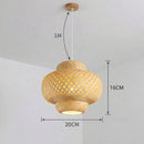 Handwoven Bamboo Lantern Pendant Light 30cm