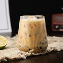 GobekUsa Glass Cup Set with Lid and Straw for Tea Coffee Juice Beer Milk Mocha