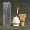 GobekUsa Japanese Bamboo Tea Ceremony Set Matcha Whisk Brush Grinder Tools