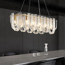 GobekUsa Dimmable LED Copper Ceiling Chandelier for Luxurious Living Room Lighting