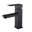 GobekUsa Black Basin Faucet Two-in-One Hot Cold Mixer for Bathroom Sink