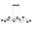 GobekUsa LED Glass Pendant Chandelier for Living Room Dining Bedroom Cafe