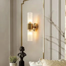 GobekUsa Crystal LED Wall Lamp for Bedroom Living Room Indoor Lighting