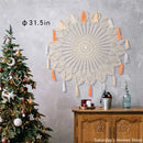 GobekUsa Cotton Macrame Tassel Wall Hanging Tapestry or Tablecloth