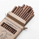 GobekUsa Healthy Wood Chopsticks Set for Sushi, Reusable Household Tableware