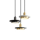 GobekUsa Gold Copper Saucer Marble Chandelier Luxury Home Decor Bedside Cafe Table