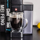 GobekUsa Double Wall Glass Coffee Mug Set - Enjoy Your Favorite Beverages in Style