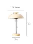 GobekUsa Bauhaus LED Table Lamp for Retro Atmosphere in Living Room or Bedroom