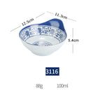 GobekUsa Blue and White Imitation Porcelain Dinner Set