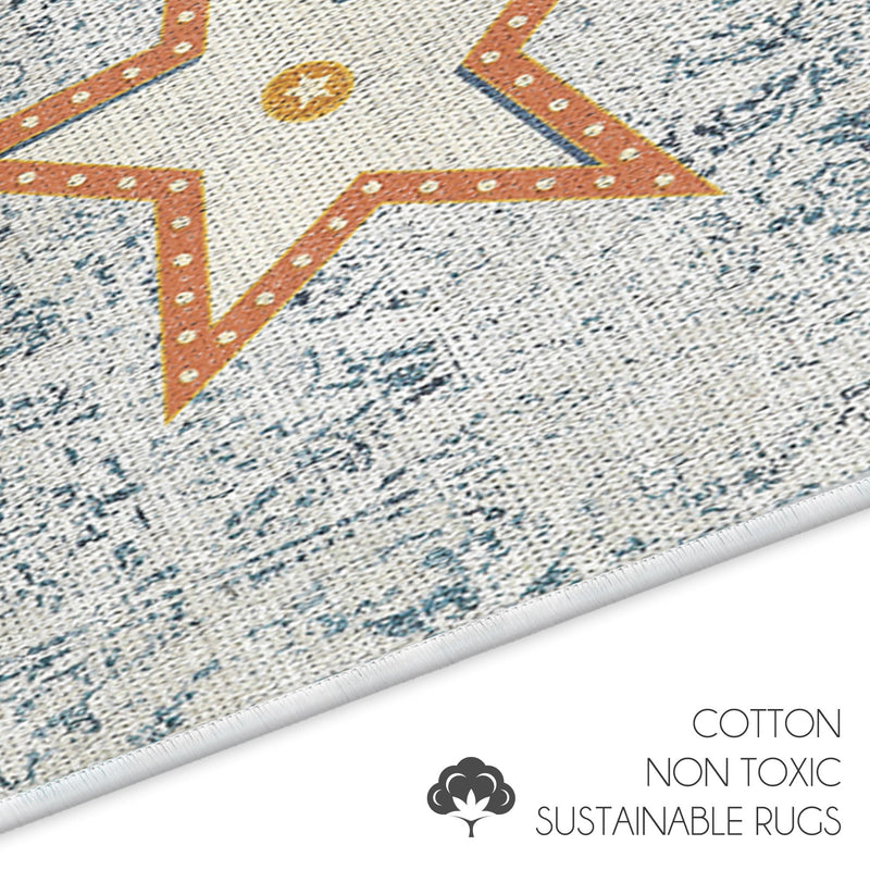 Los Angeles Design 2 Piece Bathroom Rugs Set | Multicolor