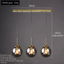 Nordic Glass Pendant Light With Polished Steel Finish