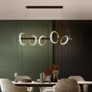 GobekUsa LED Industrial Chandelier for Dining Living Room Bar - Modern Nordic Style