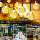 GobekUsa Crystal Ball Solar Fairy Lights for Outdoor Garden Christmas Wedding Decor