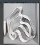 GobekUsa Geometric Ceramics Flower Arrangement Sculpture Square Pipe Irregular Decor