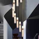 Nordic Multi-Light Iron And Acrylic Pendant Light