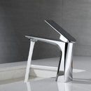 GobekUsa Brushed Gold Bathroom Basin Faucet - Single Hole Water Mixer Crane