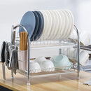 GobekUsa 3-Tier Kitchen Drying Rack & Dish Organizer Shelf with Drain Board