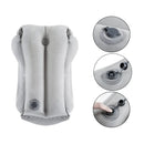 GobekUsa Inflatable Travel Pillow: Portable Neck Cushion for Airplane, Car, Office, Nap.