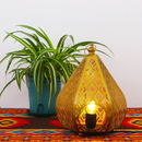 GobekUsa Gourd Candle Holder: European Retro Light Luxury Table Decor Ornament