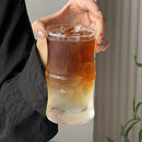 GobekUsa Glass Bamboo Knot Mug - Cute Clear Glass Coffee Cup for Hot or Cold Drinks