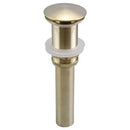 GobekUsa Brushed Gold Basin Faucet Deck Mounted Sink Tap Hot Cold Chrome Brass