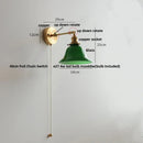 GobekUsa Clear Glass LED Wall Sconce Rotate Up Down, Perfect for Dining Room, Bathroom