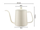 GobekUsa Glass Coffee Maker Pot Barista Kettle Stainless Steel Strainer Pitcher
