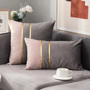 GobekUsa Houndstooth Cushion Cover 30x50cm Black and White Bow Waist Pillow Case