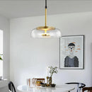 GobekUsa LED Glass Bowl Pendant Light: Modern Nordic Home Decor Lighting for Dining Bedroom Kitchen Island