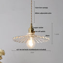 GobekUsa Clear Glass LED Pendant Lamp for Dining Coffee Restaurantr Aisle - Modern Nordic Design