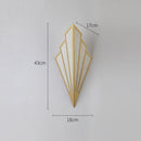 GobekUsa LED Fan Wall Lamp for Indoor Lighting - E14 5W