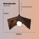 GobekUsa Black Resin LED Pendant Chandeliers for Bedroom & Living Room