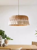 GobekUsa Hemp Rope Ceiling Chandelier: Japanese-Inspired Twine Pendant Lights for Home Decor