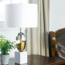 GobekUsa Crystal Fabric Table Lamp: Nordic Design for Bedside, Desk, Living Room & Bedroom