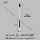 GobekUsa LED Chandelier: Modern Nordic Acrylic Luxury Lighting for Home Decor