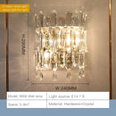 GobekUsa Crystal Chandelier: Luxe LED Living Room Decoration