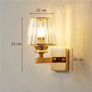 GobekUsa Glass Shade Wall Lamp: Modern Minimalist Nordic HomeDecoraction & Living Room Lighting