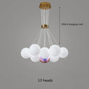 GobekUsa LED Lunar Ball Ceiling Chandeliers for Home Decor in Living Room and Bedroom