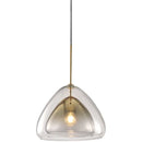 GobekUsa Gradient Glass Pendant Lamps: Luxury LED Chandeliers for Bedroom and Restaurant