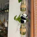 GobekUsa Cute Panda Plush Clip-On Pendant - Small Funny Bedroom Decoration