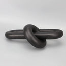 GobekUsa Black Geometric Resin Ornament Ring Decor Home Figurine