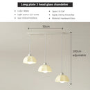 GobekUsa Elegant Cream LED Chandelier for Dining Room