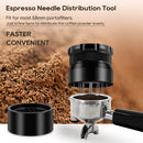 GobekUsa Coffee Needle Block Distributor 51/53/58mm Espresso Stirrer Leveler Tool