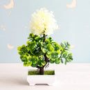GobekUsa Artificial Bonsai Tree Potted Plant for Home, Hotel & Garden Decor