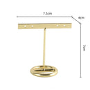 GobekUsa Golden Geometric Jewelry Display Rack - Desktop Storage & Home Decoration