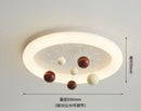 GobekUsa Kids Cloud Chandelier Light for Children's Room, Full Spectrum, Boys & Girls, Cream Style